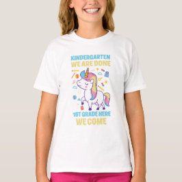 Camiseta Graduação no Jardim de Infância Unicórnio, 1ª Séri