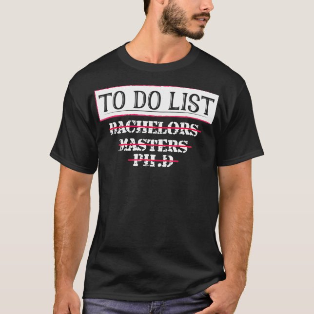 Camiseta Graduação Oferece Doutorado Solteiros Tee Deg Mest (Frente)