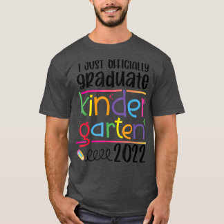 Camiseta Graduação Oficialmente Graduada Para Crianças