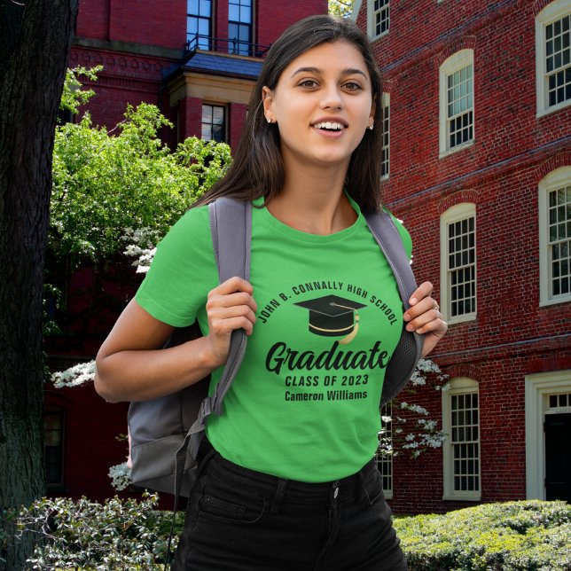 Camiseta Graduação Personalizada do Formando Verde (Criador carregado)