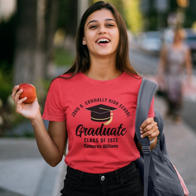 Camiseta Graduação Personalizada do Formando Vermelho 2023 (Criador carregado)