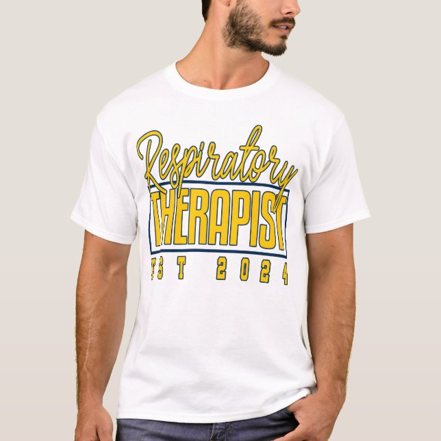 Camiseta Graduação por Terapêutica Respiratória No Final De (Frente)