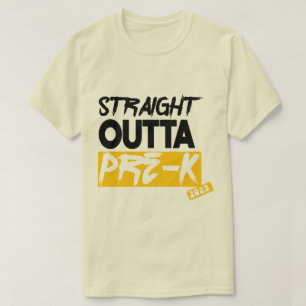 Camiseta Graduação pré-escolar de hetero fora do K 2023