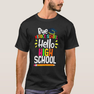Camiseta Graduação Tchau Escola Secundária Segundo grau De 