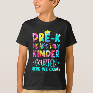 Camiseta Graduação Tie Dye Kindergarten Aqui Vamos