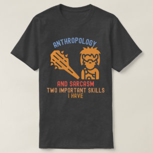 Camiseta Graduado em Antropologia, Citação de Antropologia