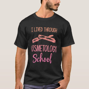 Camiseta Graduado em Cosmetologia Cosmetologista Licenciado