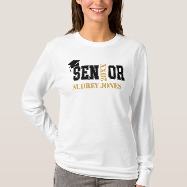 Camiseta Graduado em Qualquer Ano (Frente)