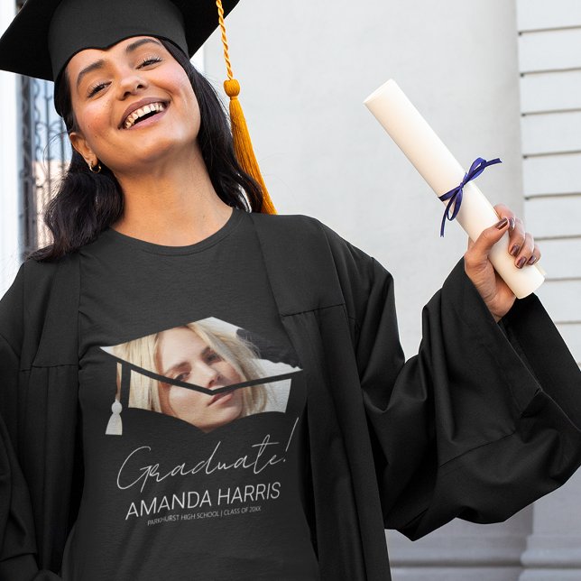 Camiseta Graduado | T-Shirt com Foto (Criador carregado)