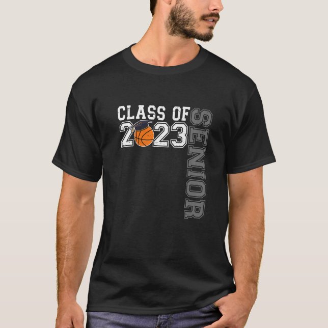 Camiseta Graduate Senior Class of 2023 Basketball Player Gr (Frente)