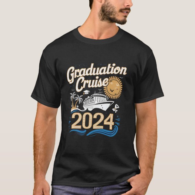 Camiseta Graduation Cruise 2024 Ocean Adventure (Frente)