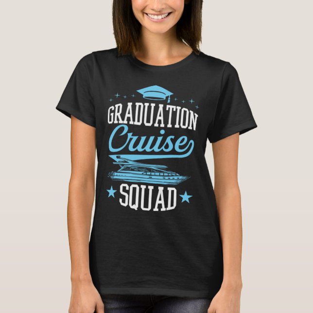 Camiseta Graduation Cruise Squad Graduation Cruise Ship Tri (Frente)