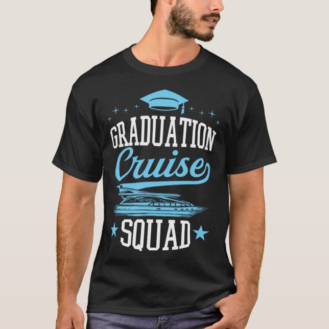 Camiseta Graduation Cruise Squad Graduation Cruise Ship Tri (Frente)