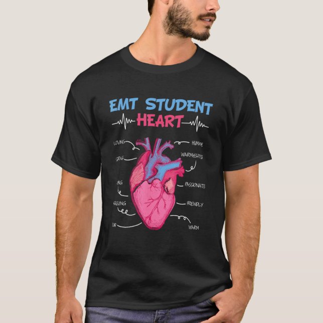 Camiseta Graduation EMT Student Emergency Medicals (Frente)
