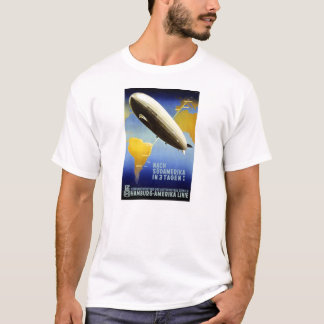 Camiseta Graf Zepelim Vintage Alemão Viagem