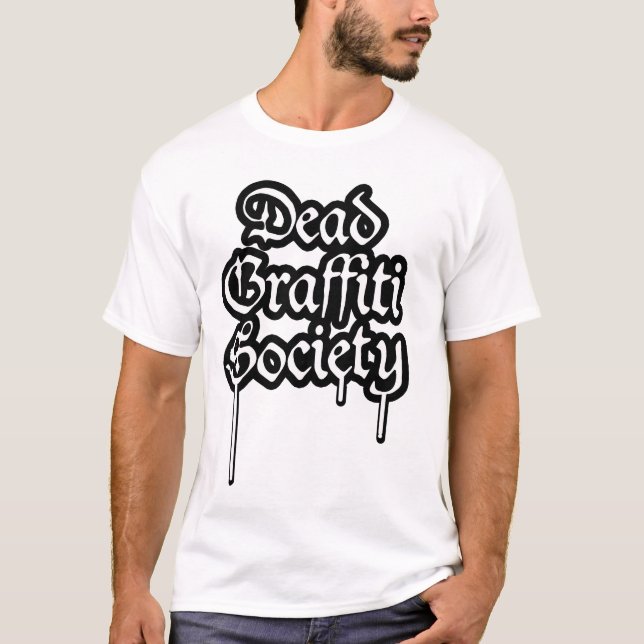 Camiseta graff inoperante do hip-hop da sociedade dos (Frente)