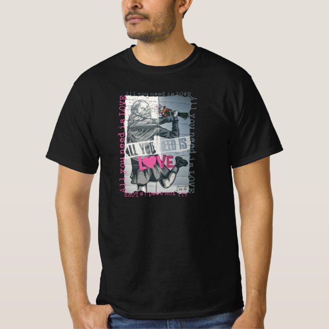Camiseta Graffiti All you need is love (Frente)