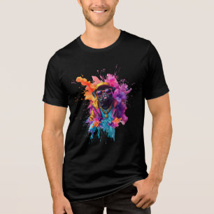 "Camiseta Graffiti Pug – Camiseta de Arte de Rua d