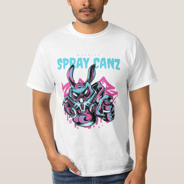 Camiseta Graffiti Spray T-shirts (Frente)