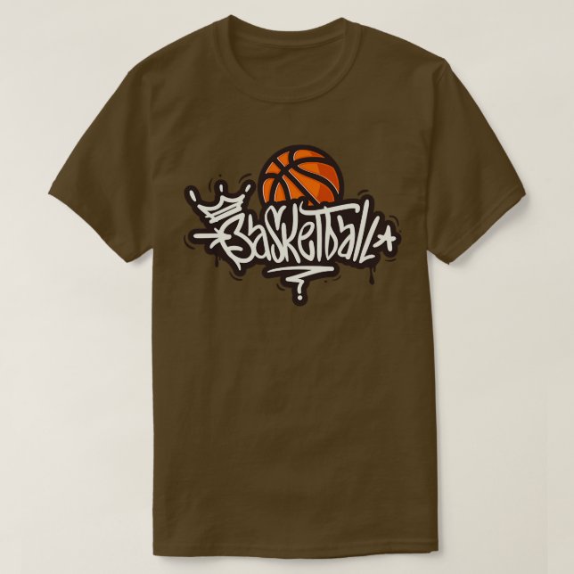 Camiseta Grafi Art de basquete (Frente do Design)