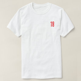 Camiseta Gráfica 18 com Experiência