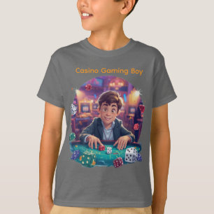 Camiseta Gráfica 3D Dice Game Boy – Vibrações de C