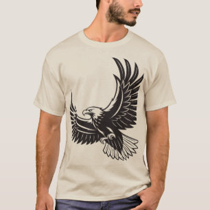 Camiseta Gráfica Águia Majestosa Predadora Apex Vo