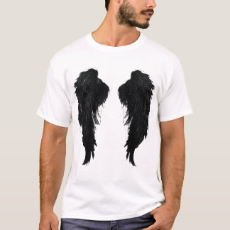 Camiseta Gráfica Asas de Anjo Negro