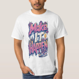 Camiseta Gráfica Atlética Inspiradora para Homens