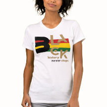 Camiseta Gráfica BHM - História Negra Nunca Para