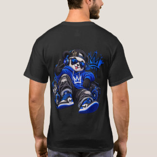 Camiseta Gráfica Blue Royal Bear Streetwear