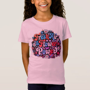Camiseta Gráfica Boho Flower Power