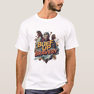 Camiseta Gráfica Buff Up Bravery