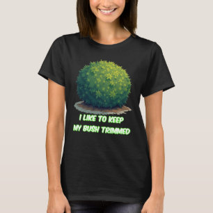 Camiseta Gráfica Bush Engraçado pelas Mulheres
