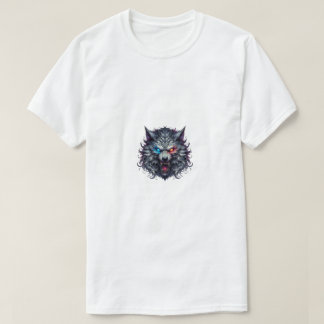 Camiseta Gráfica Cabeça de Lobo | Streetwear Fanta