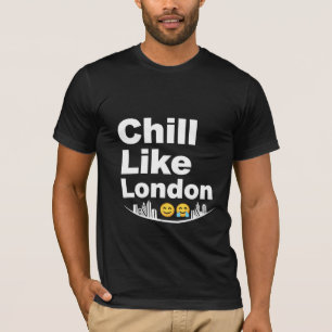 Camiseta Gráfica Chill Like London   Céu de Londre