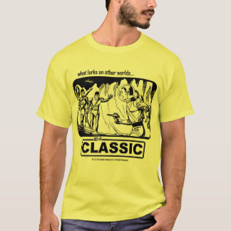 Camiseta gráfica clássica SCI-FI de 1960