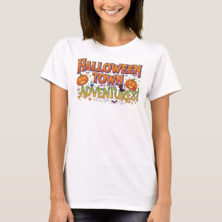 Camiseta Gráfica Colorida de Abóbora & Morcego