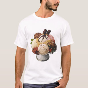 Camiseta Gráfica Colorida de Sobremesa