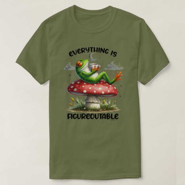 Camiseta Gráfica com Citação do Smart Frog - Figur (Frente do Design)