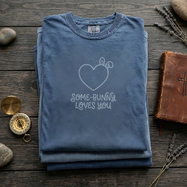Camiseta Gráfica com Citação Positiva de Coelho