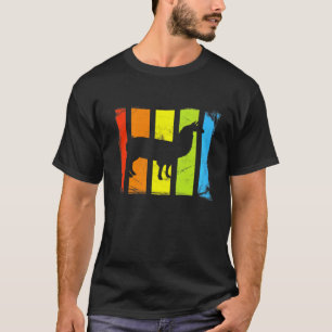 Camiseta Gráfica com Desenho Distorcido de Lhama A