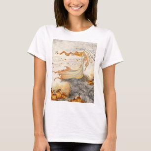 Camiseta Gráfica com Estampa de Murmúrios no Campo