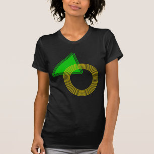 Camiseta Gráfica com Estampa Geométrica de Formas