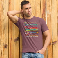 Camiseta Gráfica com Mensagem Personalizada e Esqu