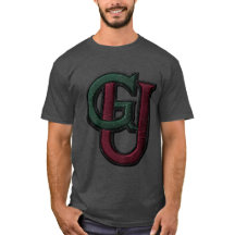 Camiseta Gráfica com Monograma de Universidade
