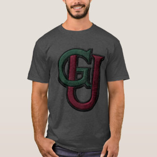 Camiseta Gráfica com Monograma de Universidade