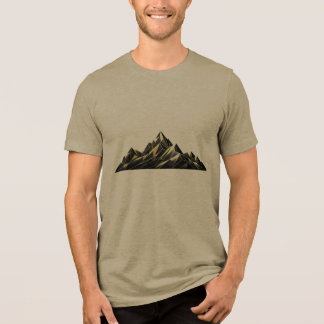 Camiseta Gráfica com Silhueta Minimalista de Monta