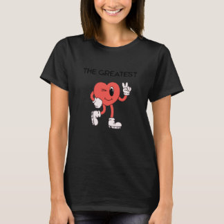 Camiseta Gráfica Coração Fofo - O Maior