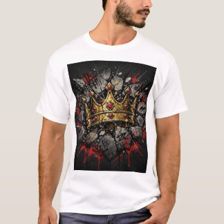 Camiseta Gráfica Coroa de Arte de Rua - Coroa de C